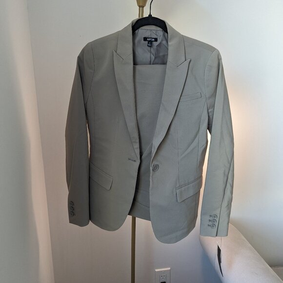Three-Piece Tan Suit with Two Pairs of Pants (NEW!) - Picture 1 of 6